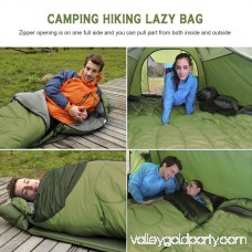 Blue Large Single Sleeping Bag Warm Soft Adult Waterproof Camping Hiking 570751061